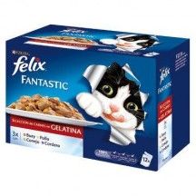 FELIX GELATINA CARNE 12 UNDS