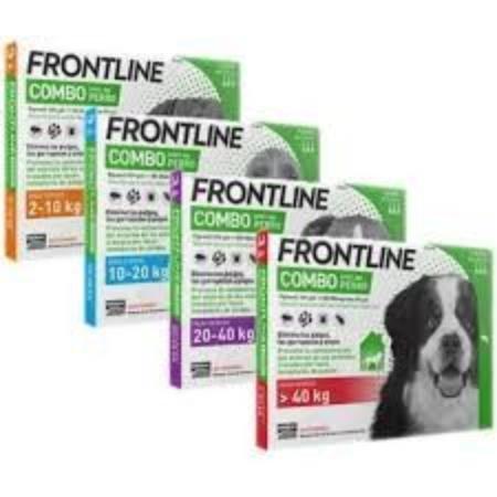 FRONTLINE COMBO 3 PIPETAS 2 A 10 KG
