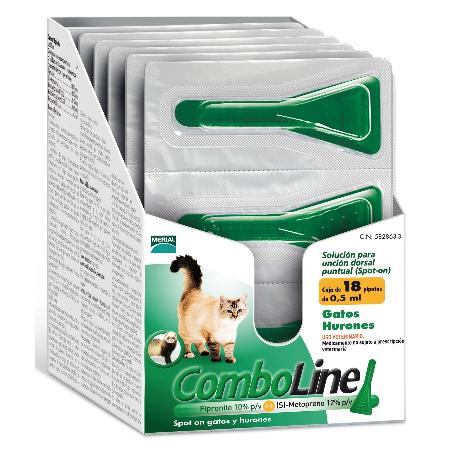 FRONTLINE COMBO GATO 18 PIPETAS 1 UNIDAD