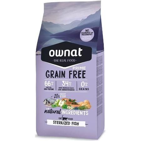OWNAT GATO GF PRIME STERILIZED FISH 3KG