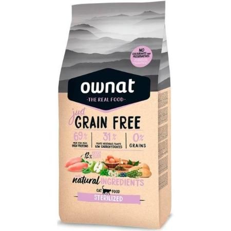 OWNAT GATO GF JUST STERILIZED 3KG