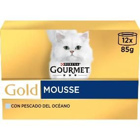 GOLD MOUSSE PESCADO 12 X 85GR MIX