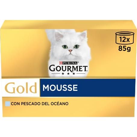 GOLD MOUSSE PESCADO 12 X 85GR MIX