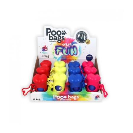DISPENSADOR BOLSAS POO BAGS COLOR 