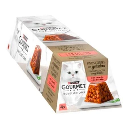 GOURMET REVELATIONS GELATINA SALMON 4 X 57GR