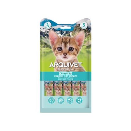 ARQUIVET SNACK CREMOSO KITTEN 5X14GR 