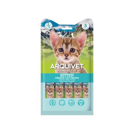 ARQUIVET SNACK CREMOSO KITTEN 5X14GR 