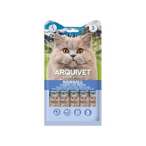 ARQUIVET SNACK CREMOSO HAIRBALL 5X14GR