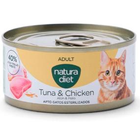ND PATE GATO ATUN POLLO 85GR
