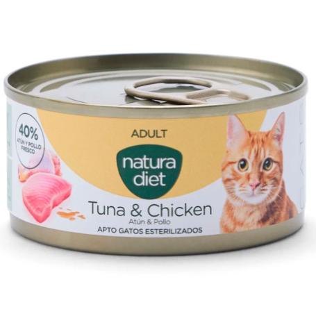 ND PATE GATO ATUN POLLO 85GR