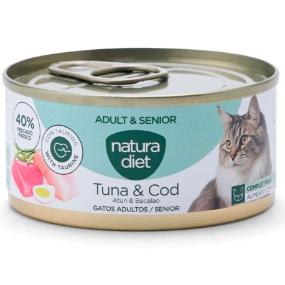 ND PATE GATO SENIOR ATUN BACALAO 85GR